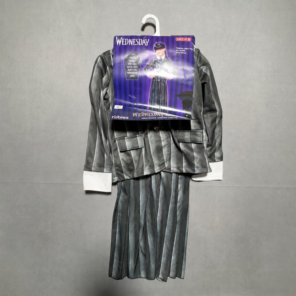 Wednesday Addams Rubies Nevermore Academy Uniform Costume Child Large 12-14
